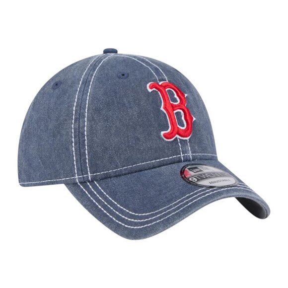 New Era Other - New Era Boston Red Sox Washed Contrast 9TWENTY Adjustable Strapback Hat Cap Blue